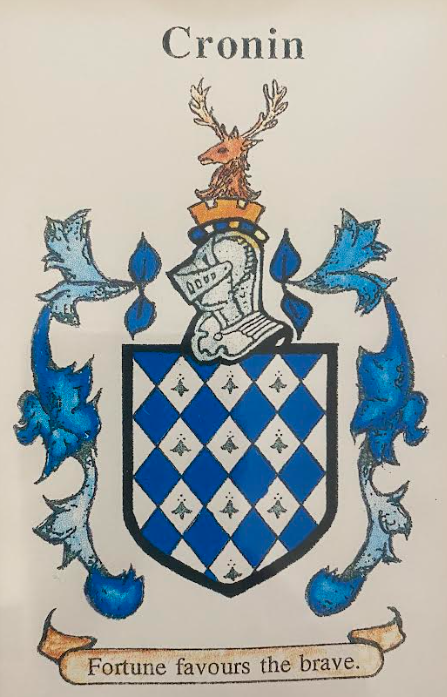 Cronin family crest